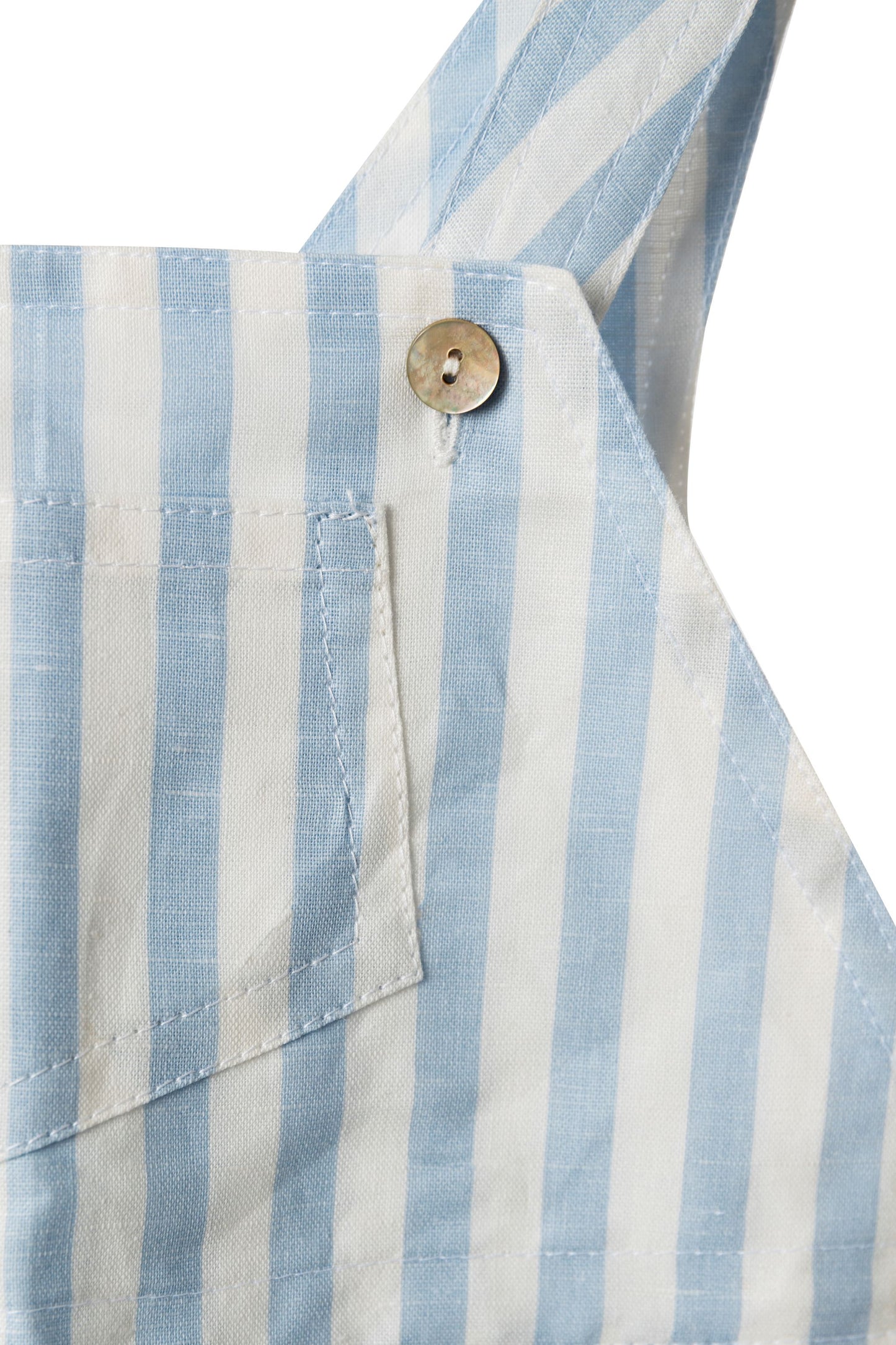 Striped dungarees