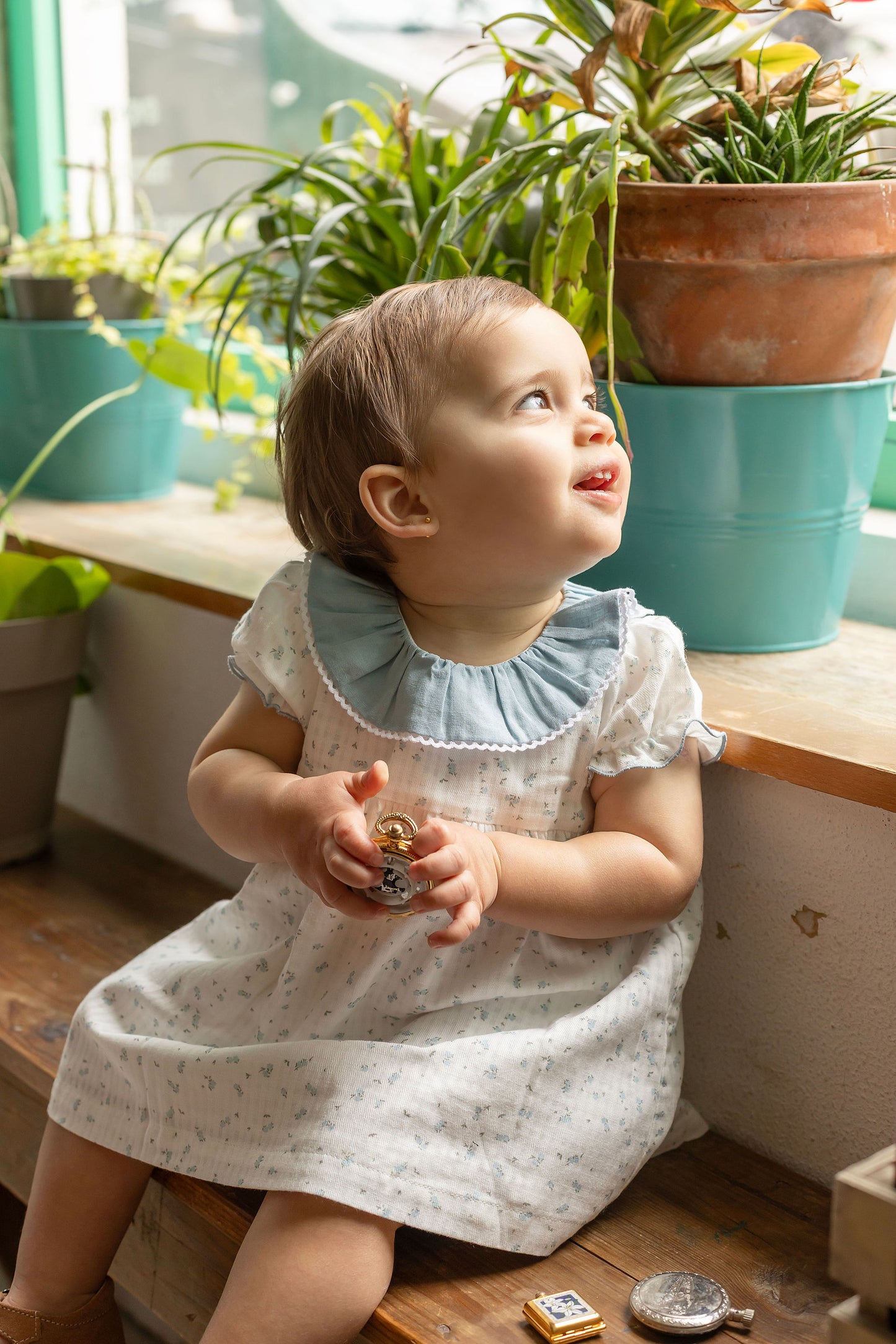 Floral Diaper Cover Dress
