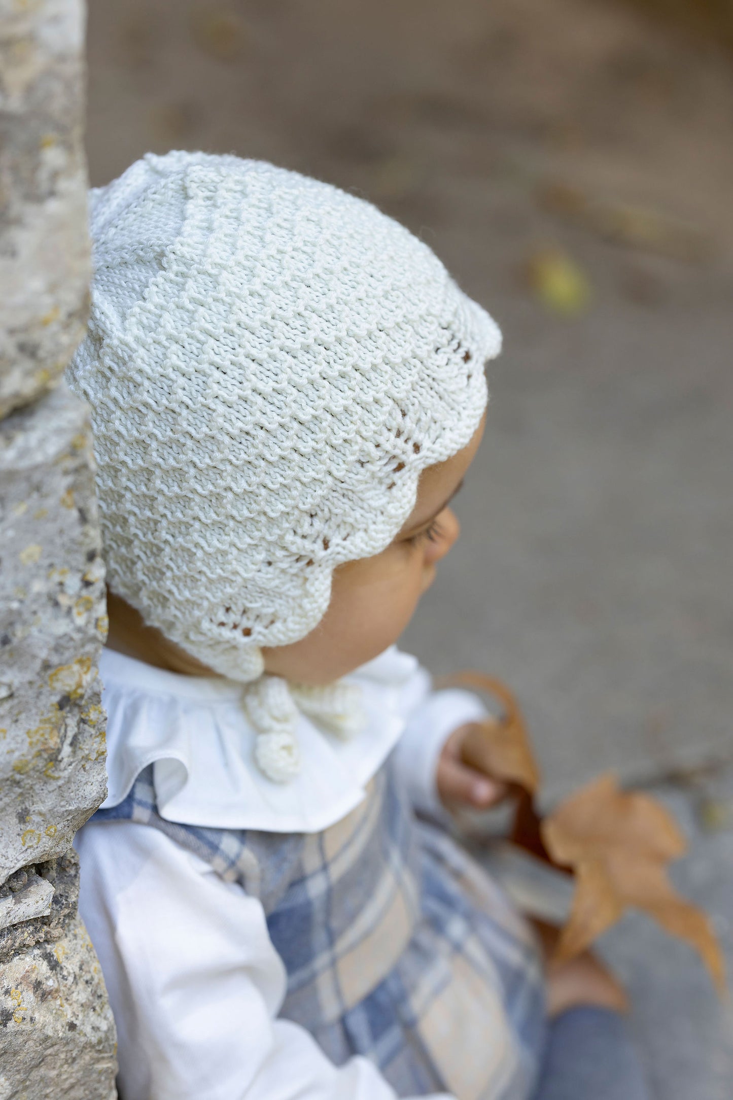 Touca em Tricot 100% Lã Merino