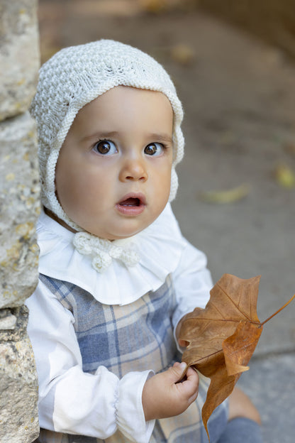 Touca em Tricot 100% Lã Merino