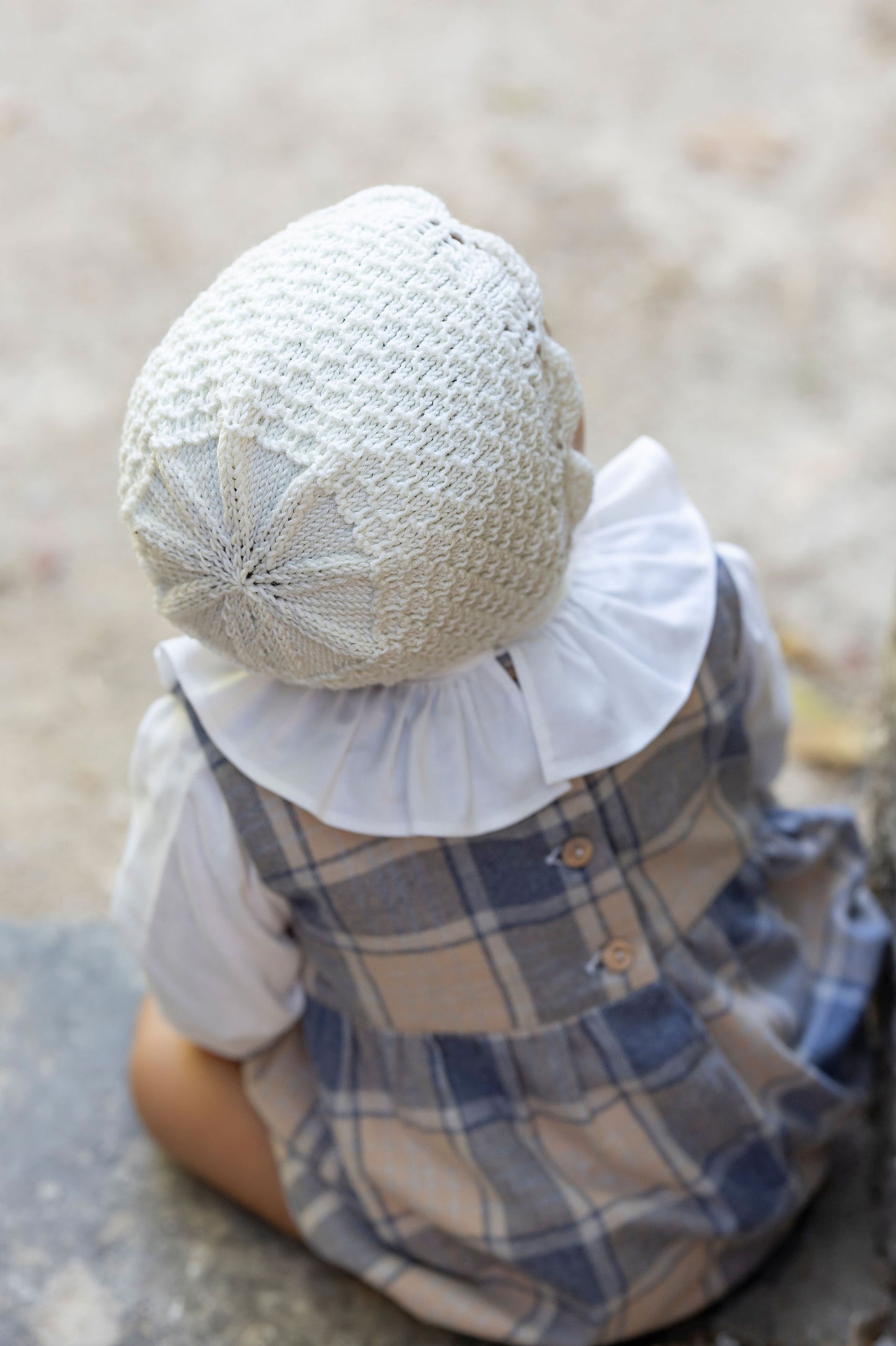 Touca em Tricot 100% Lã Merino