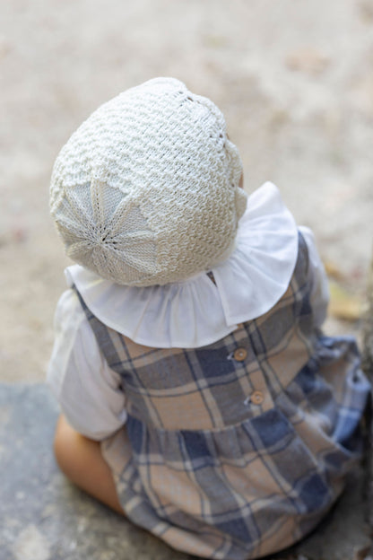 Touca em Tricot 100% Lã Merino