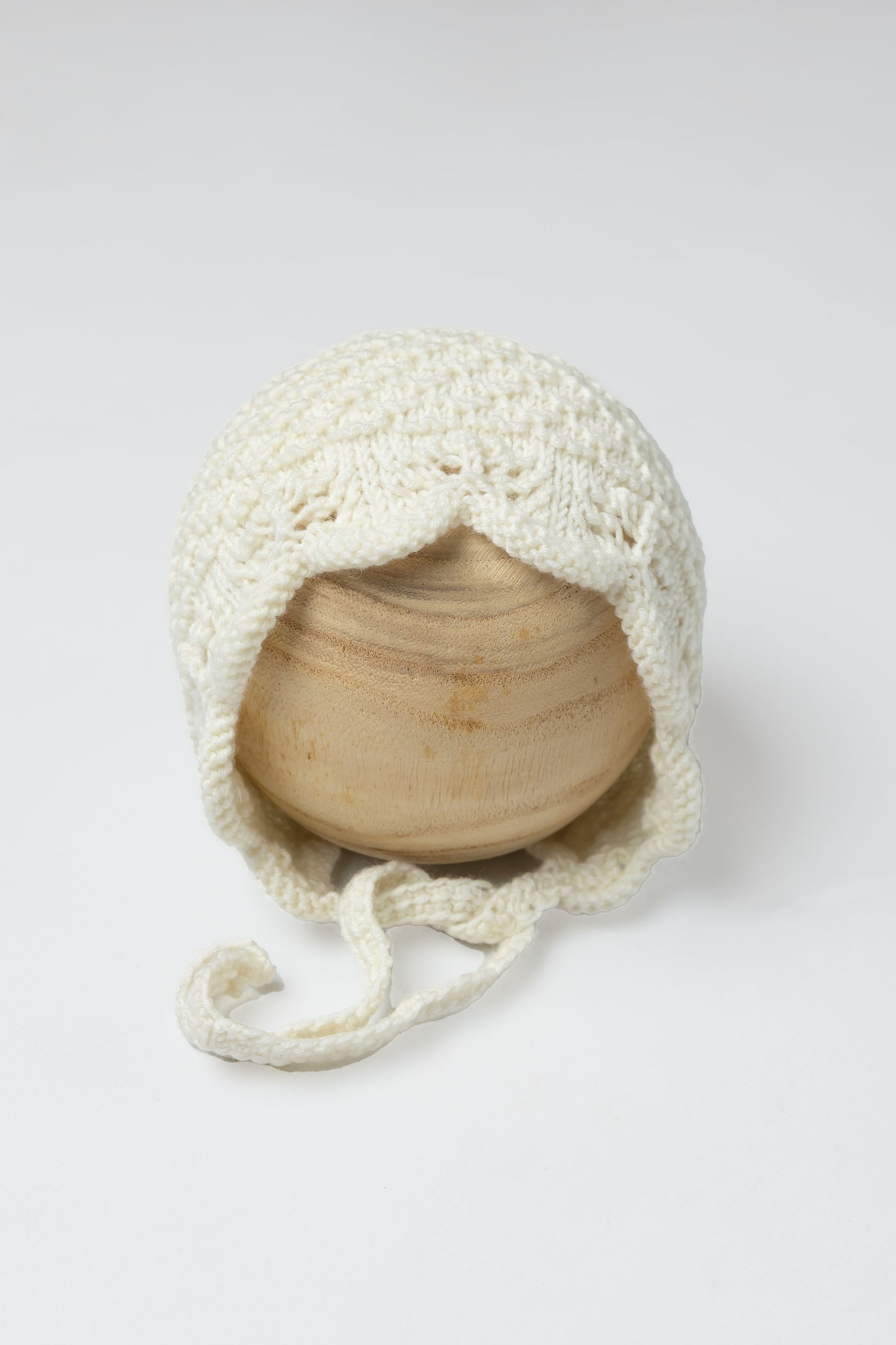 Touca em Tricot 100% Lã Merino