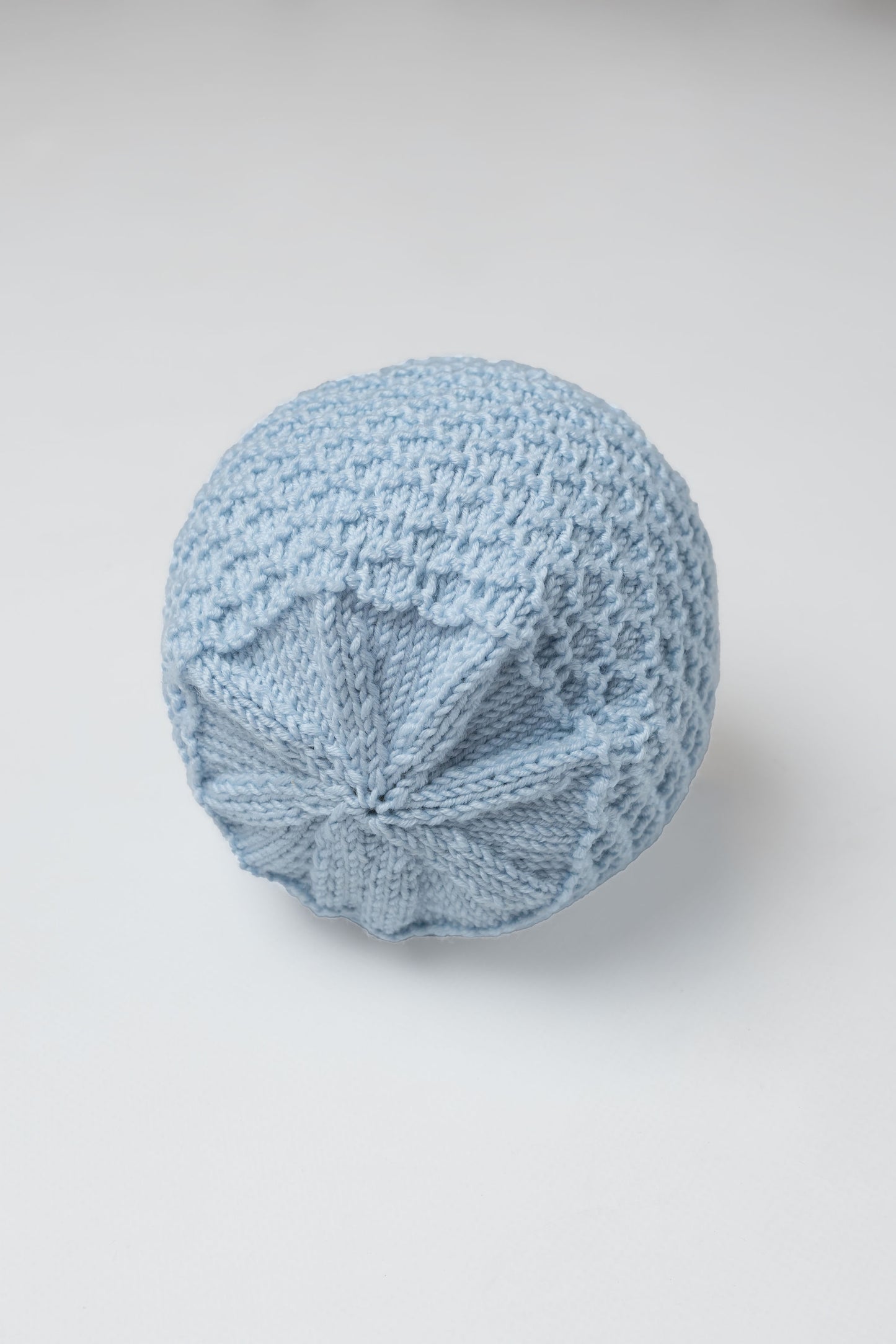 Touca em Tricot 100% Lã Merino