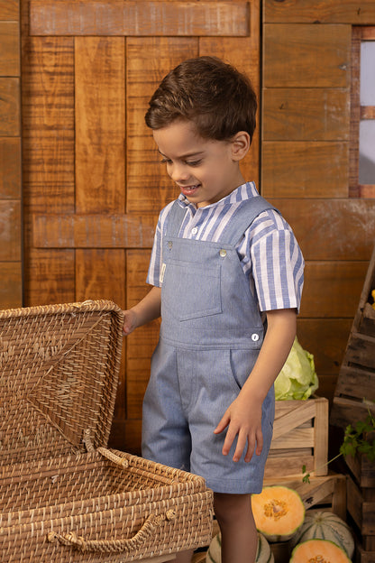 Denim dungarees