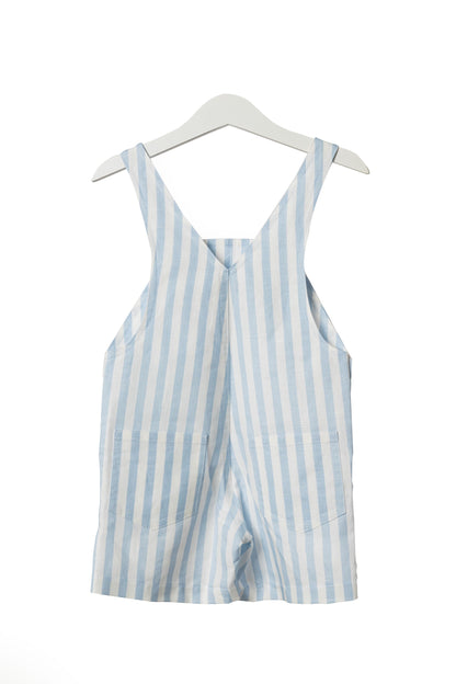 Striped dungarees