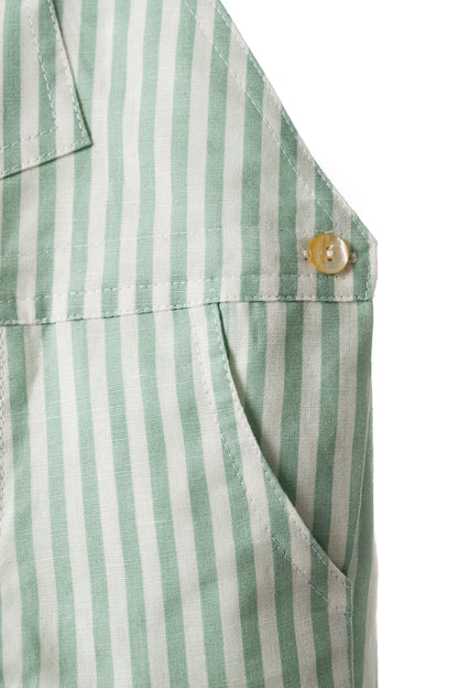 Striped dungarees