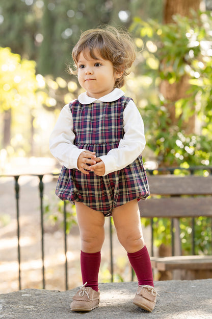 Cute Christmas Checkered Pattern