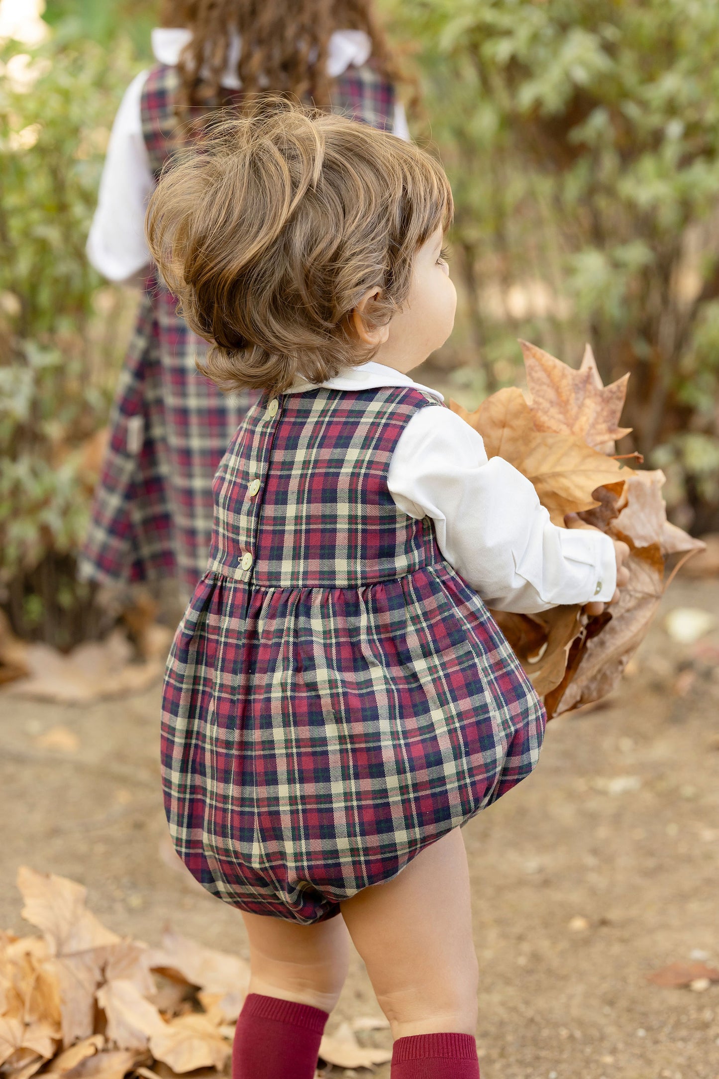 Cute Christmas Checkered Pattern