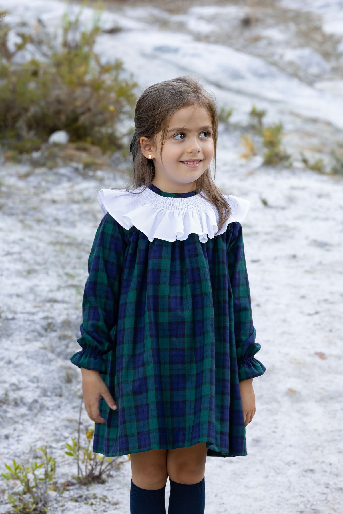 Vestido Xadrez do Bosque