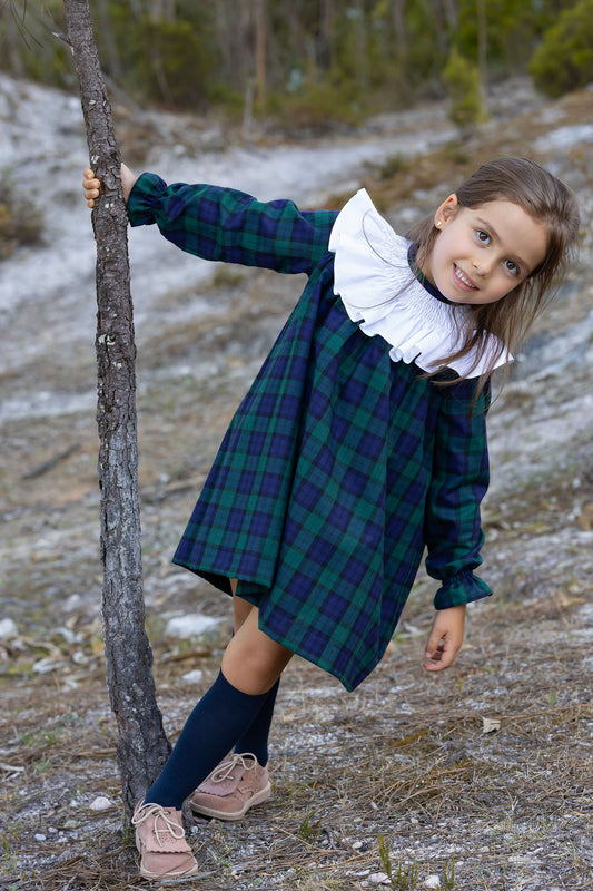 Vestido Xadrez do Bosque