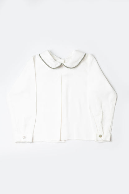 Blusa meias golas verde