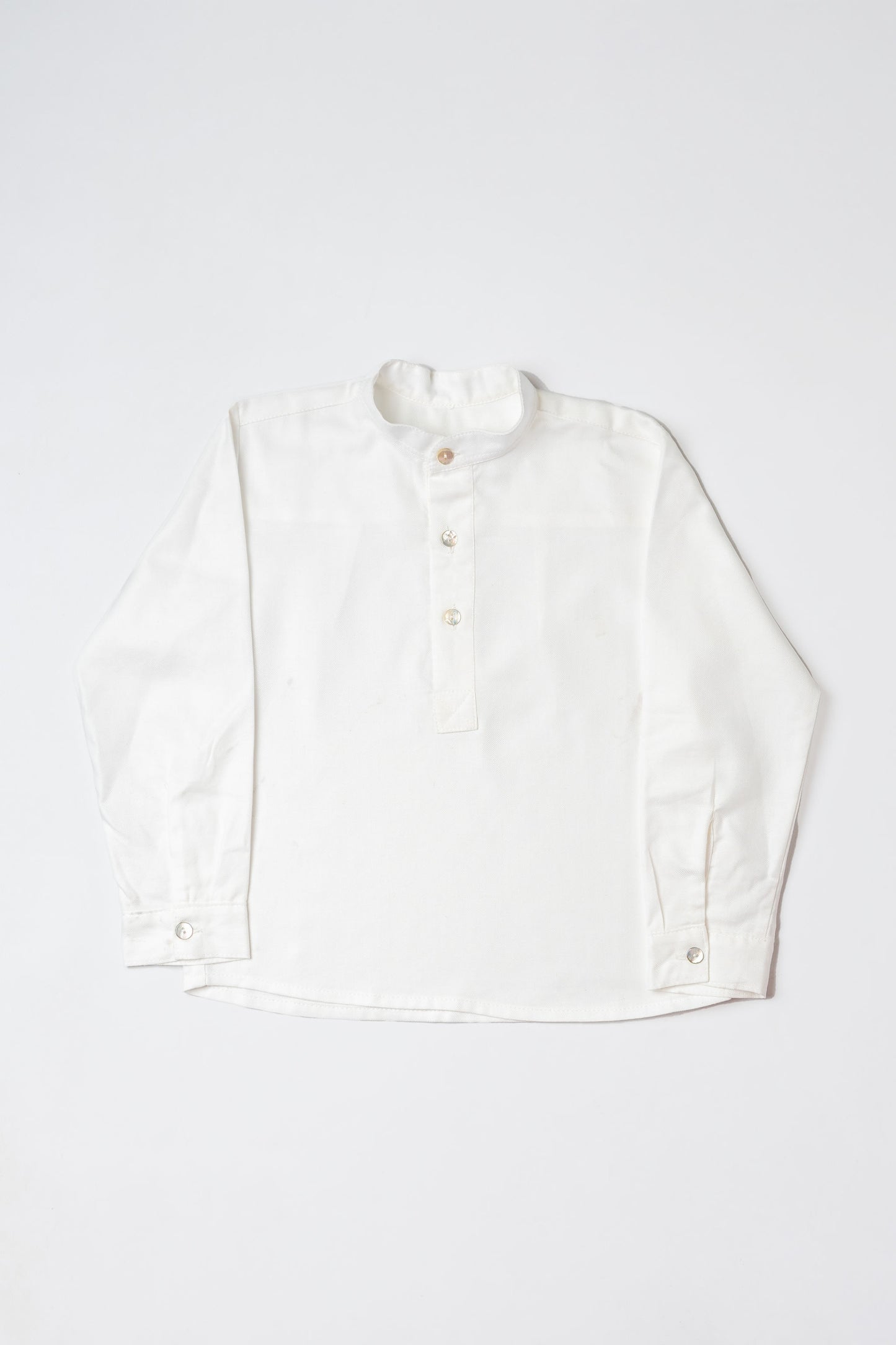 Mandarin collar shirt